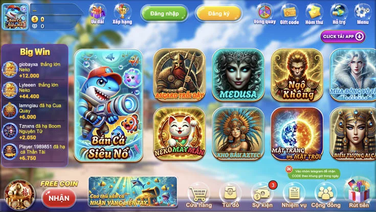 Ban ca xeng Live tại casino trực tuyến với nhiều phần thưởng hấp dẫn
